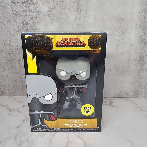 Funko Pop! Pin My Hero Academia Twice #38 Glow In The Dark Collectible Enamel Ba - Picture 3 of 8